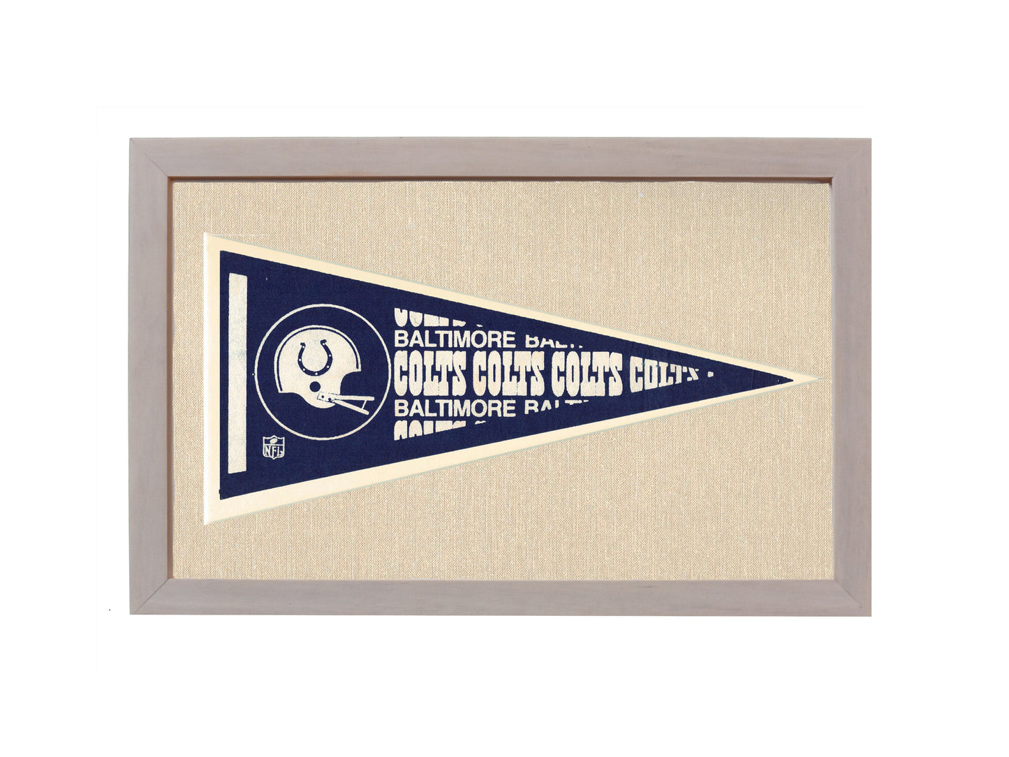 Vintage Baltimore Colts Pennant