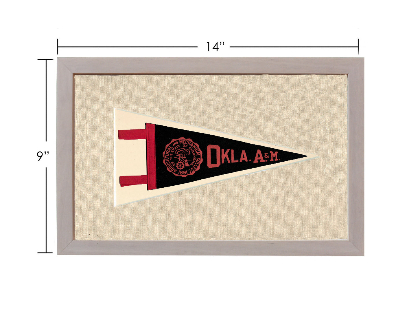 Vintage Oklahoma A&M Pennant