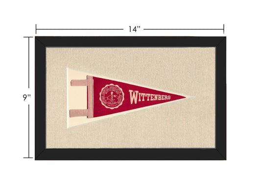 Vintage Wittenberg College Pennant