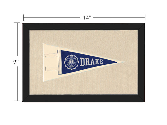 Vintage Drake University Pennant