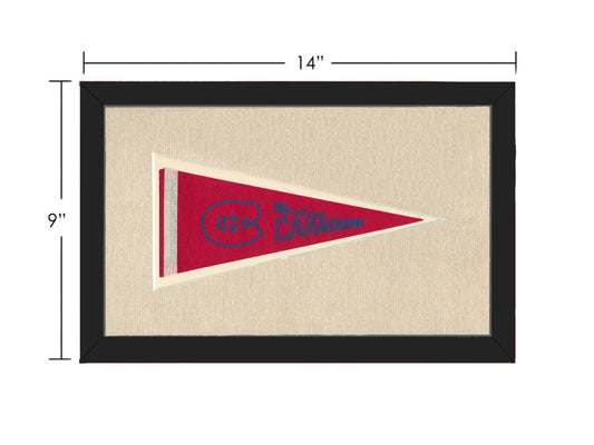 Vintage Montreal Canadiens Pennant