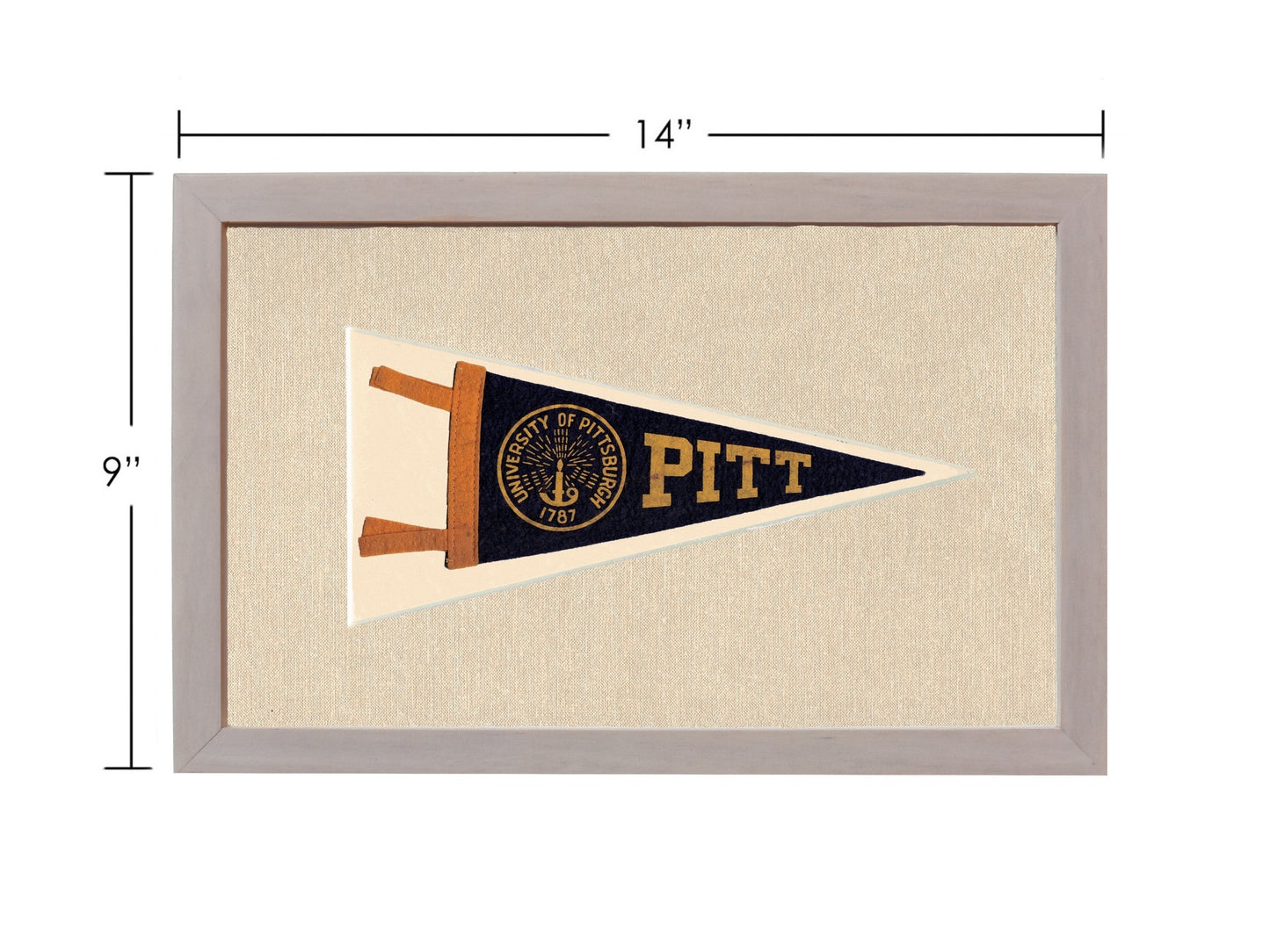 Vintage University of Pittsburgh Pennant