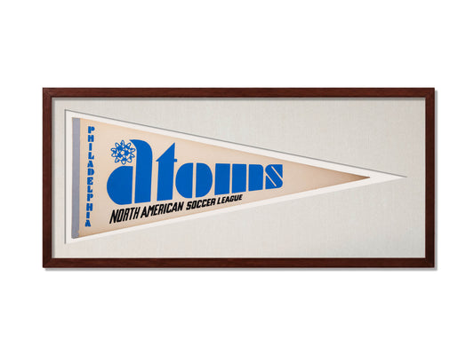 Vintage Philadelphia Atoms North American Soccer League Pennant