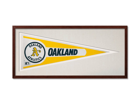 Vintage Oakland Athletics Pennant