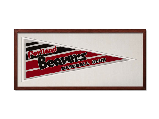 Vintage Beavers Pennant