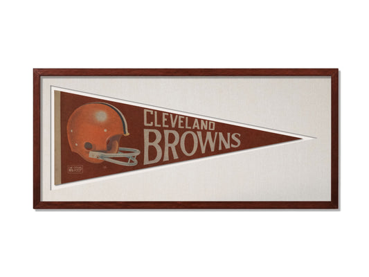Vintage Cleveland Browns Pennant