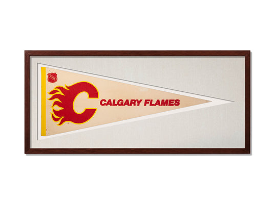 Vintage Calgary Flames Pennant