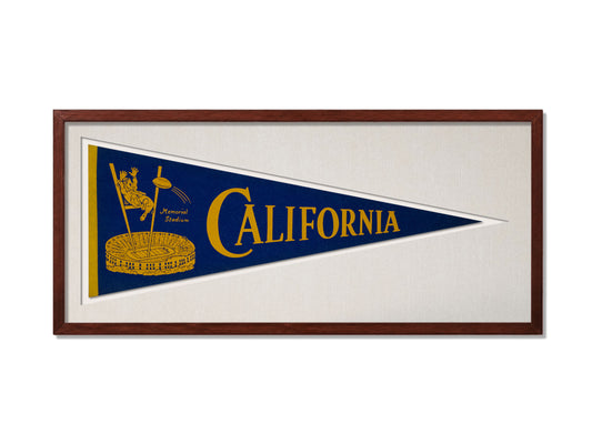 Vintage California Memorial Stadium Pennant