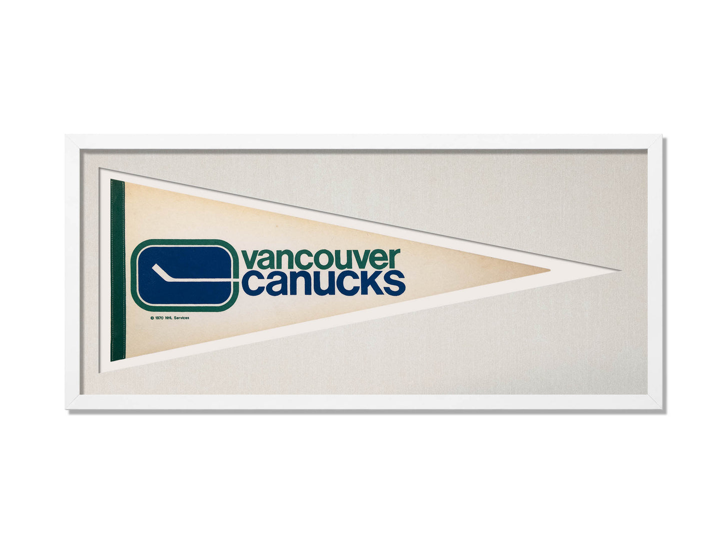 Vintage Vancouver Canucks Pennant