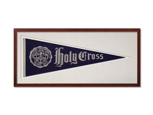 Vintage Holy Cross Pennant