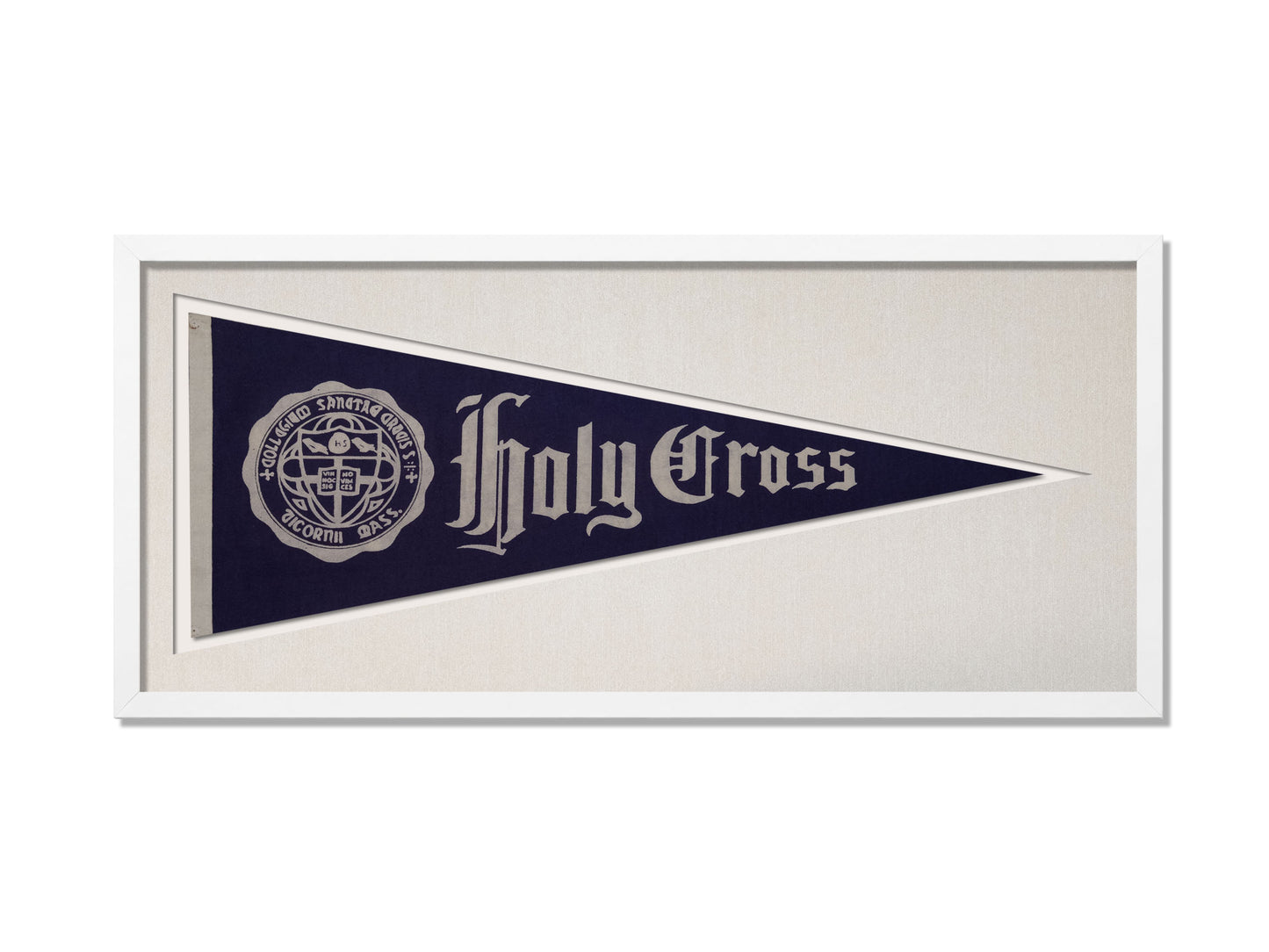 Vintage Holy Cross Pennant