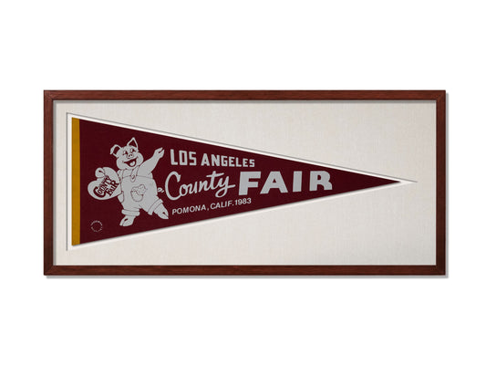 Vintage Los Angeles County Fair Pomona, CA 1983 Pennant