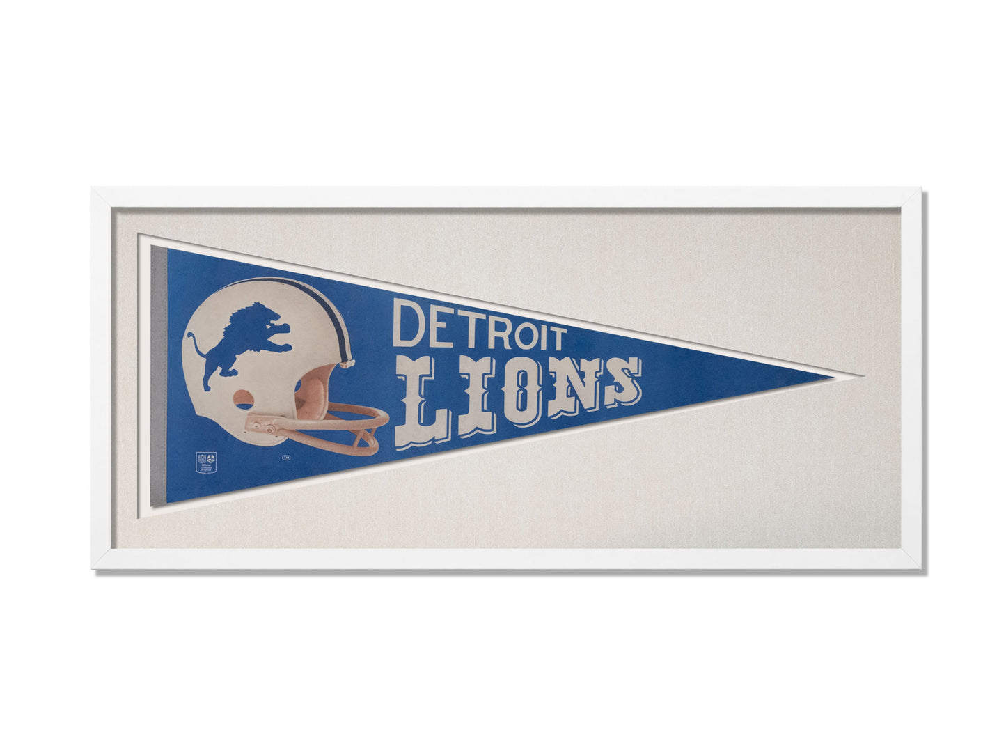 Vintage Detroit Lions Pennant