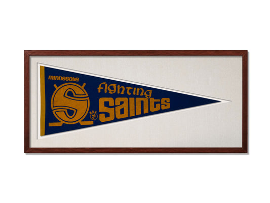 Vintage Fighting Saints Minnesota Pennant