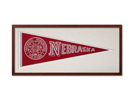 Vintage Nebraska Pennant