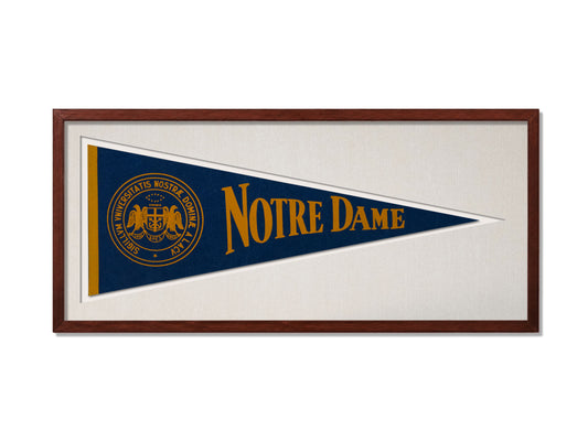 Vintage Notre Dame Pennant