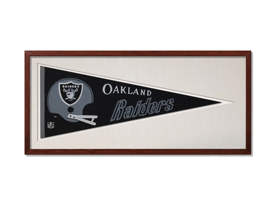 Vintage Oakland Raiders Pennant