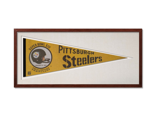 Vintage Pittsburgh Steelers Pennant