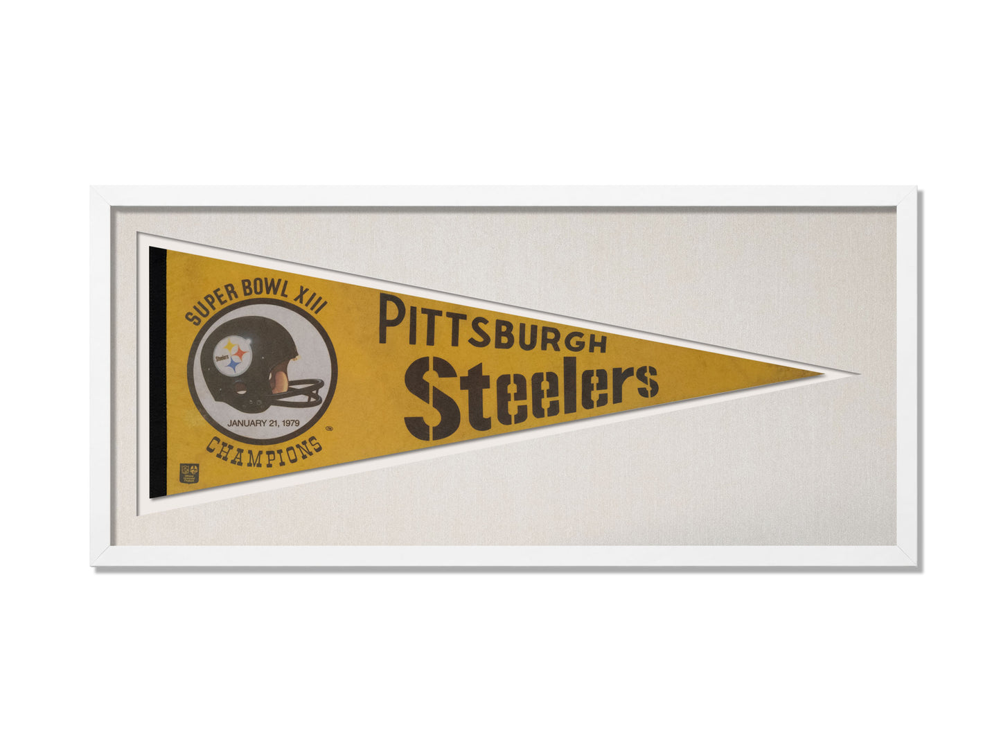 Vintage Pittsburgh Steelers Pennant