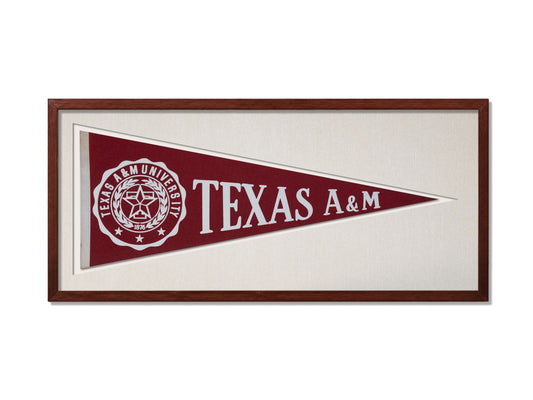 Vintage Texas A and M Pennant