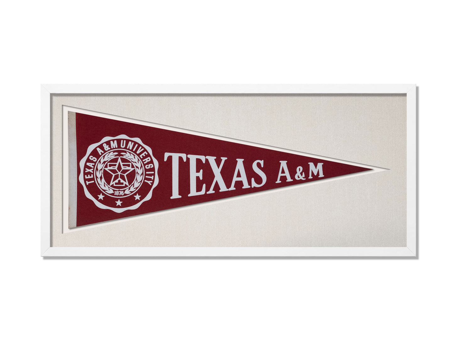 Vintage Texas A and M Pennant