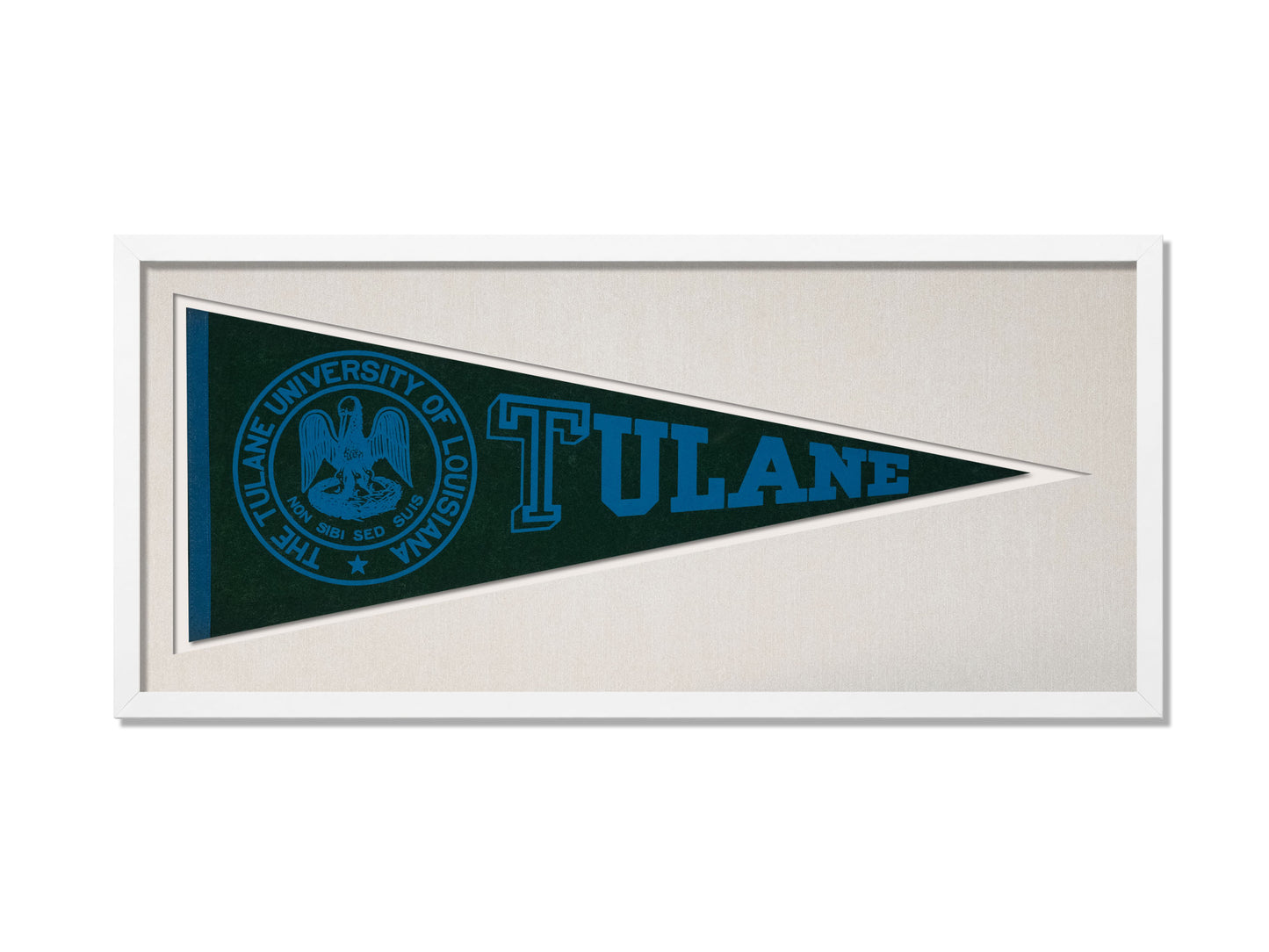Vintage Tulane University Pennant