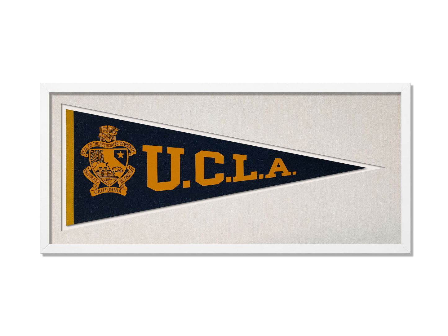 Vintage UCLA Pennant