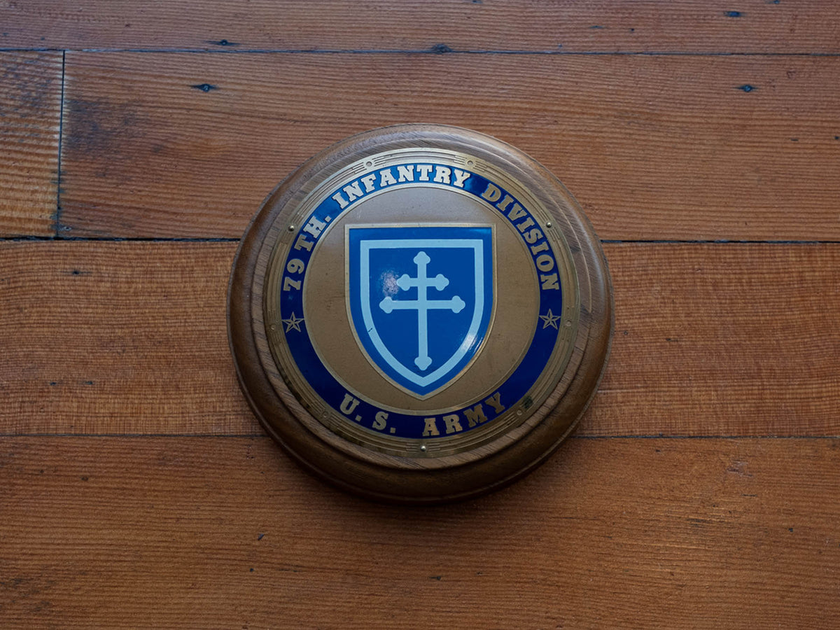 U.S. Army 79th Infantry Division Metal Plaque