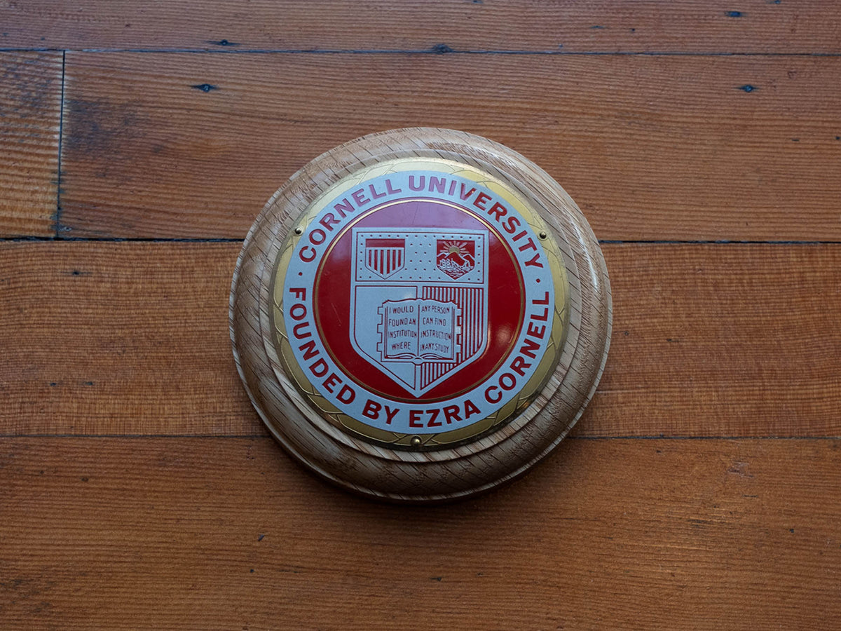 Cornell University Metal Plaque