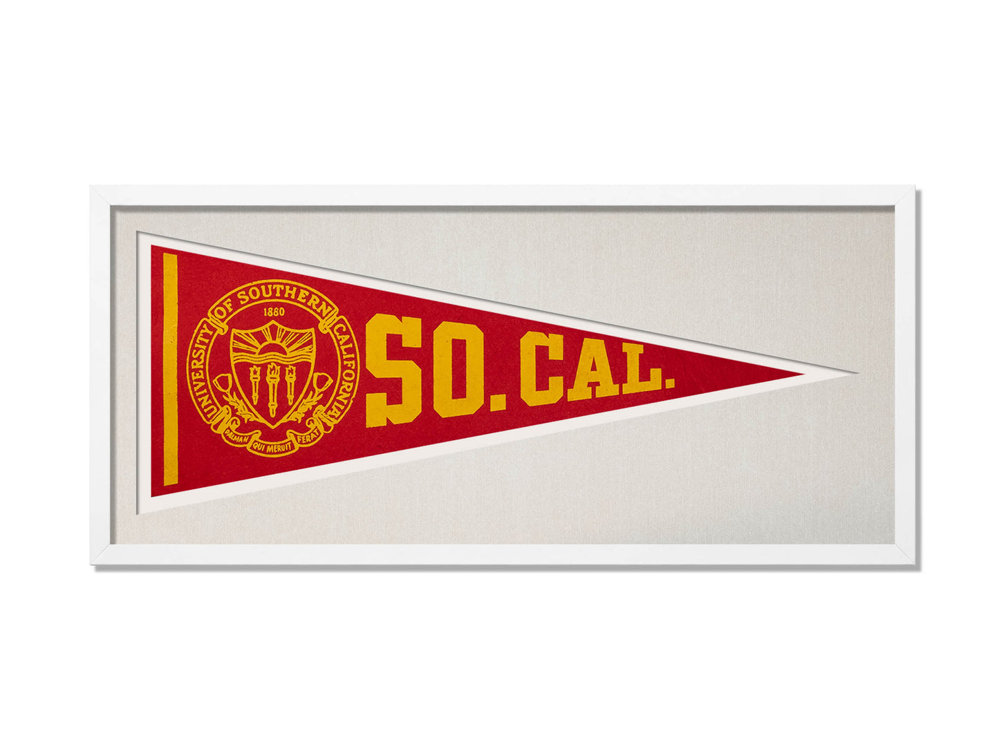 Vintage University of Southern California Pennant
