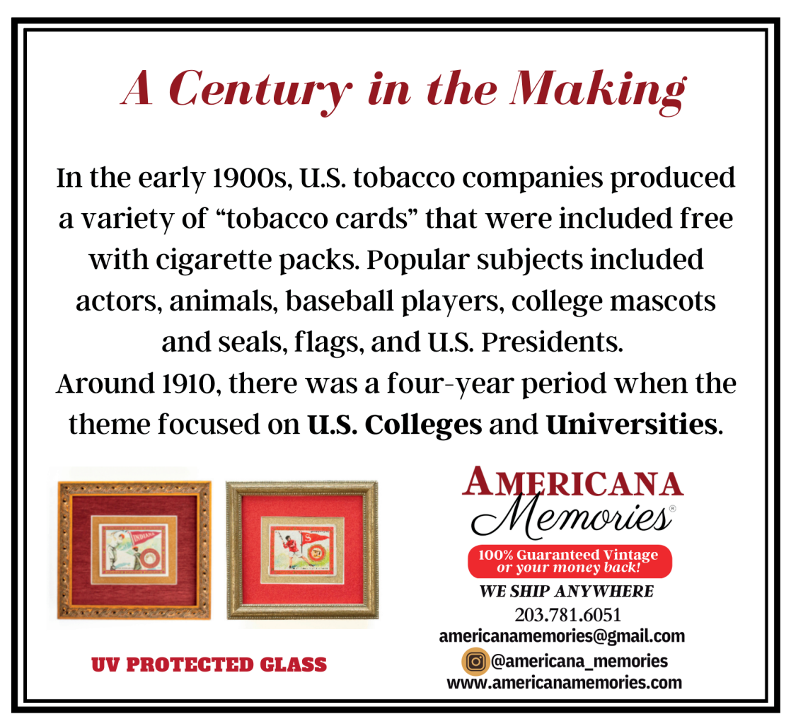 Vintage Amherst College Tobacco Card