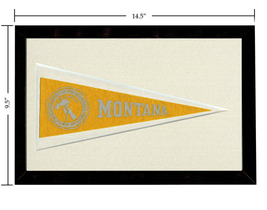 Vintage University of Montana Pennant (circa 1950s)