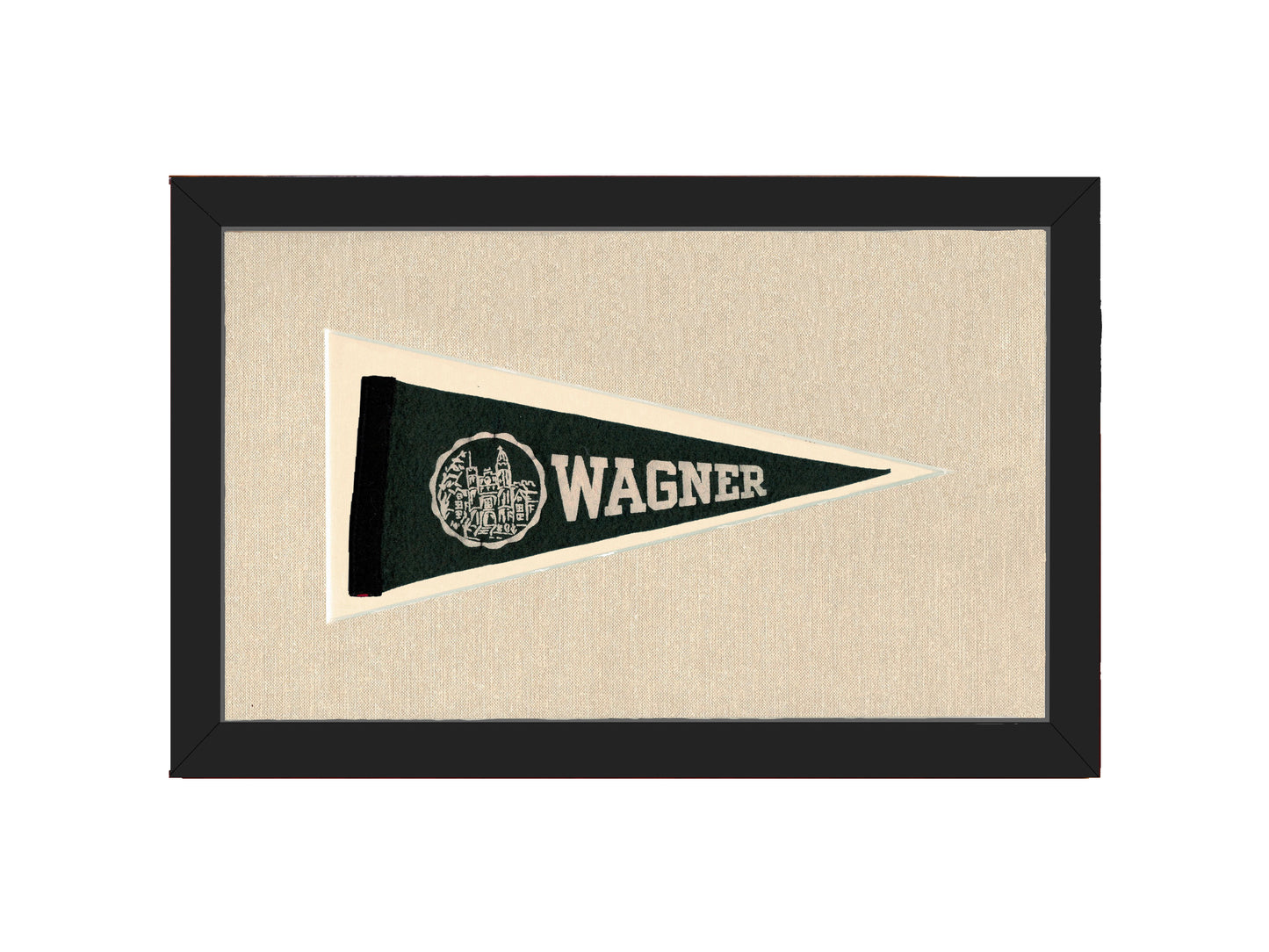 Vintage Wagner College Pennant