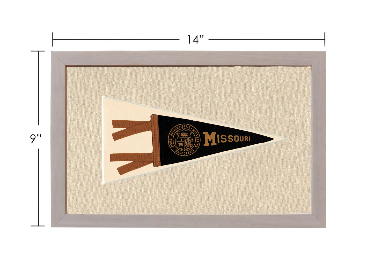 Vintage University of Missouri Pennant