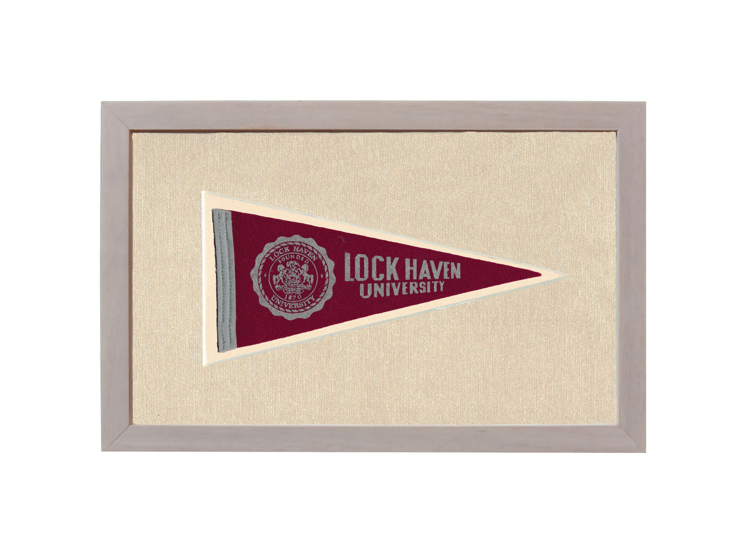 Vintage Lock Haven University Pennant