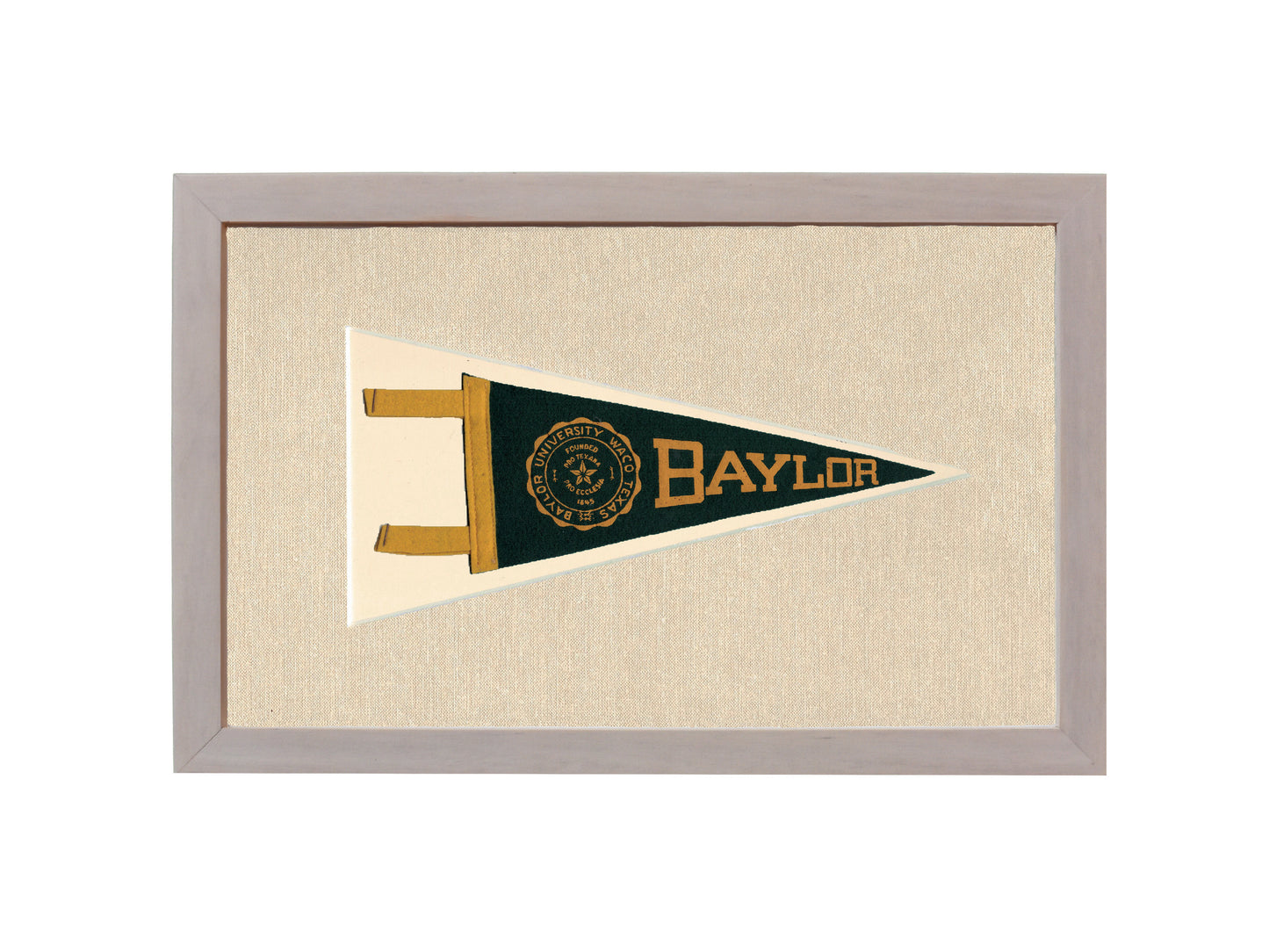 Vintage Baylor University Pennant