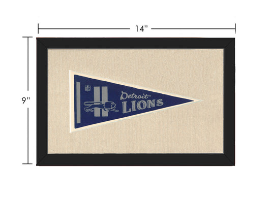 Vintage Detroit Lions NFL Pennant