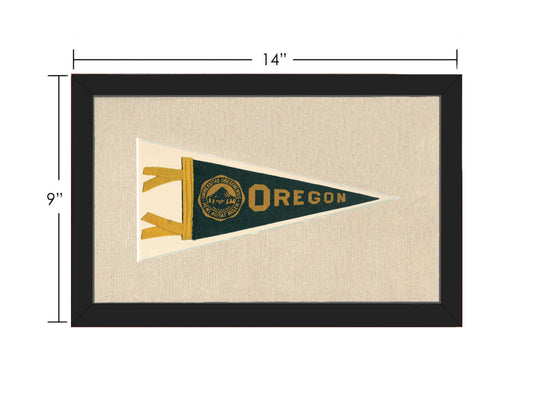 Vintage University of Oregon Pennant