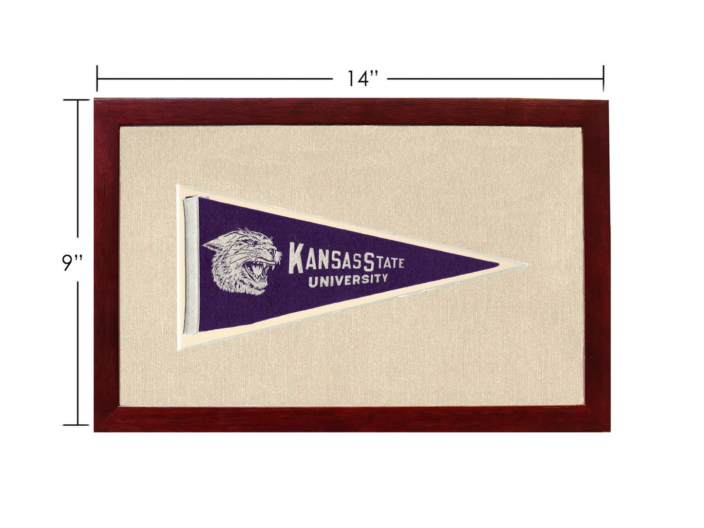 Vintage Kansas State University Pennant