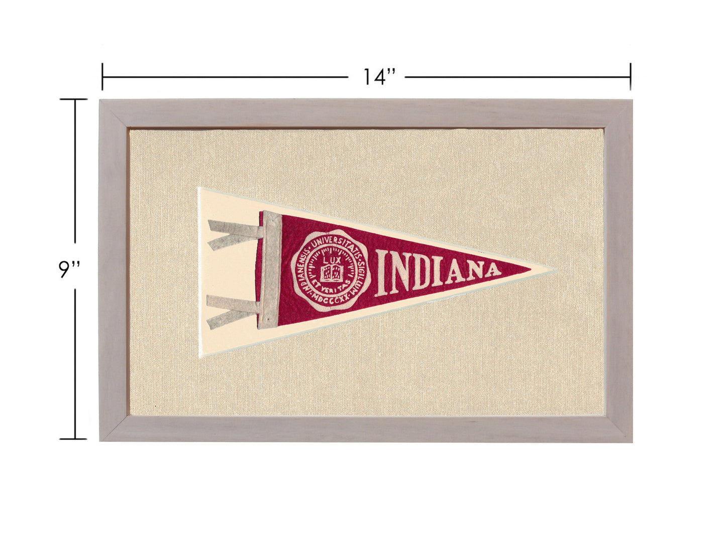 Vintage University of Indiana Pennant