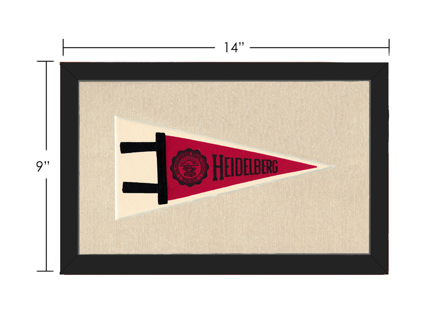 Vintage Heidelberg University Pennant