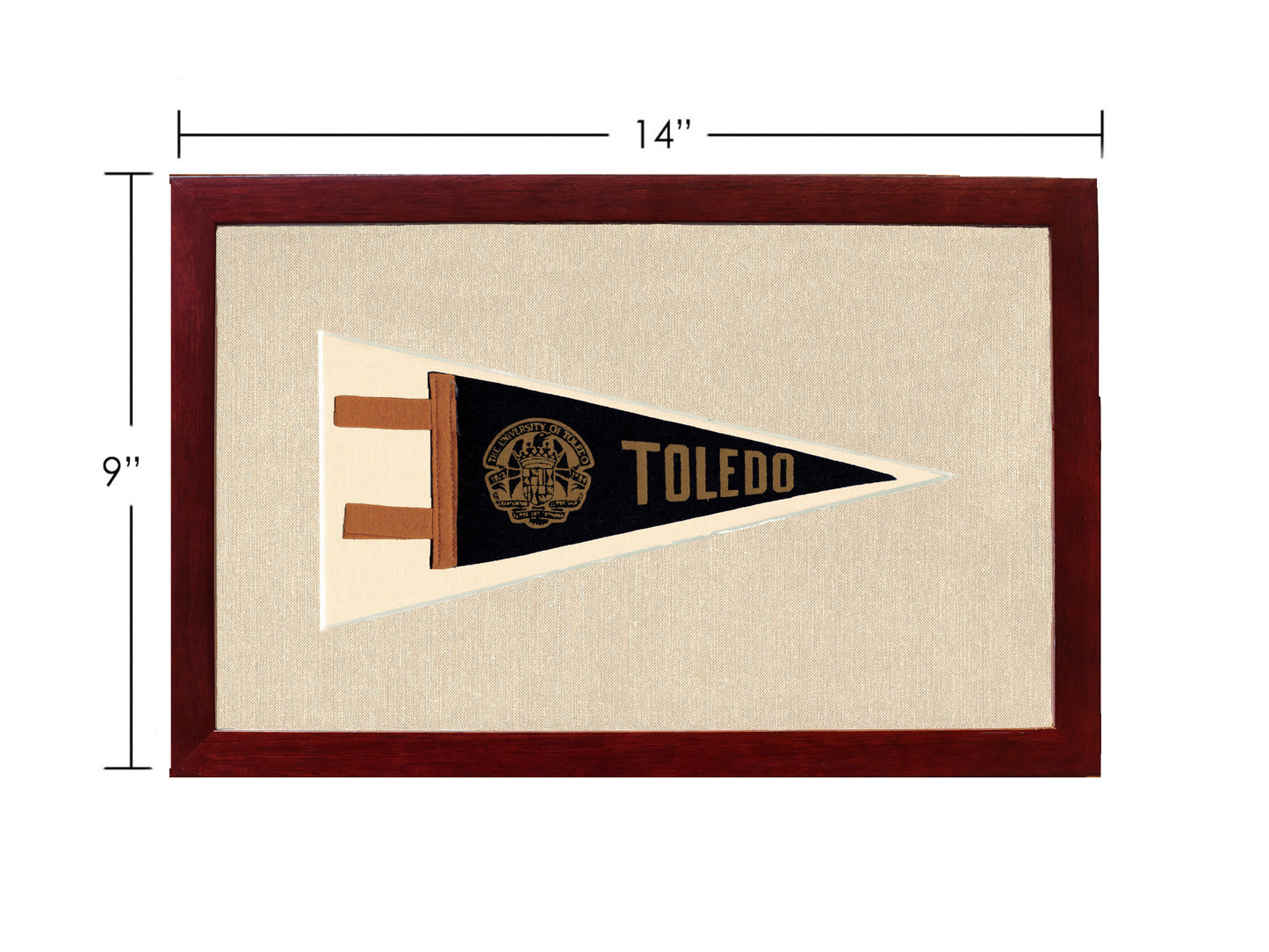 Vintage University of Toledo Pennant