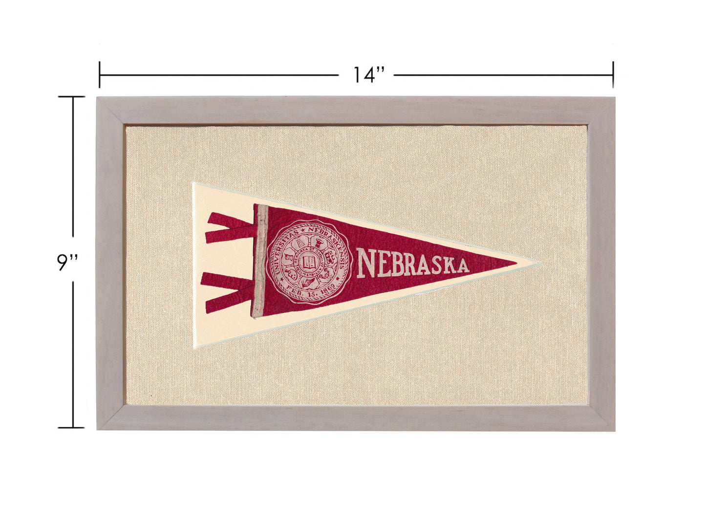 Vintage University of Nebraska Pennant