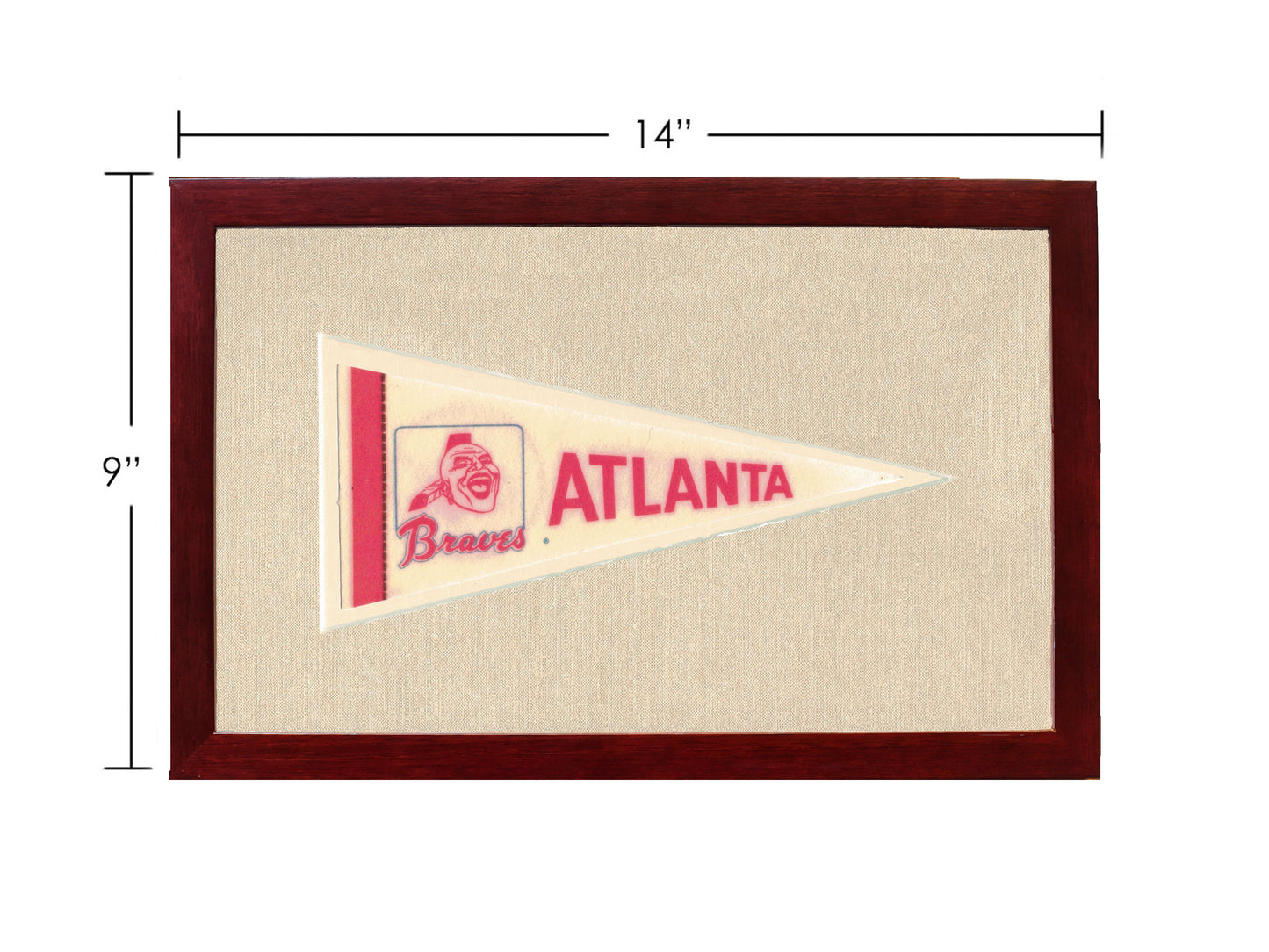 Vintage Atlanta Braves Pennant