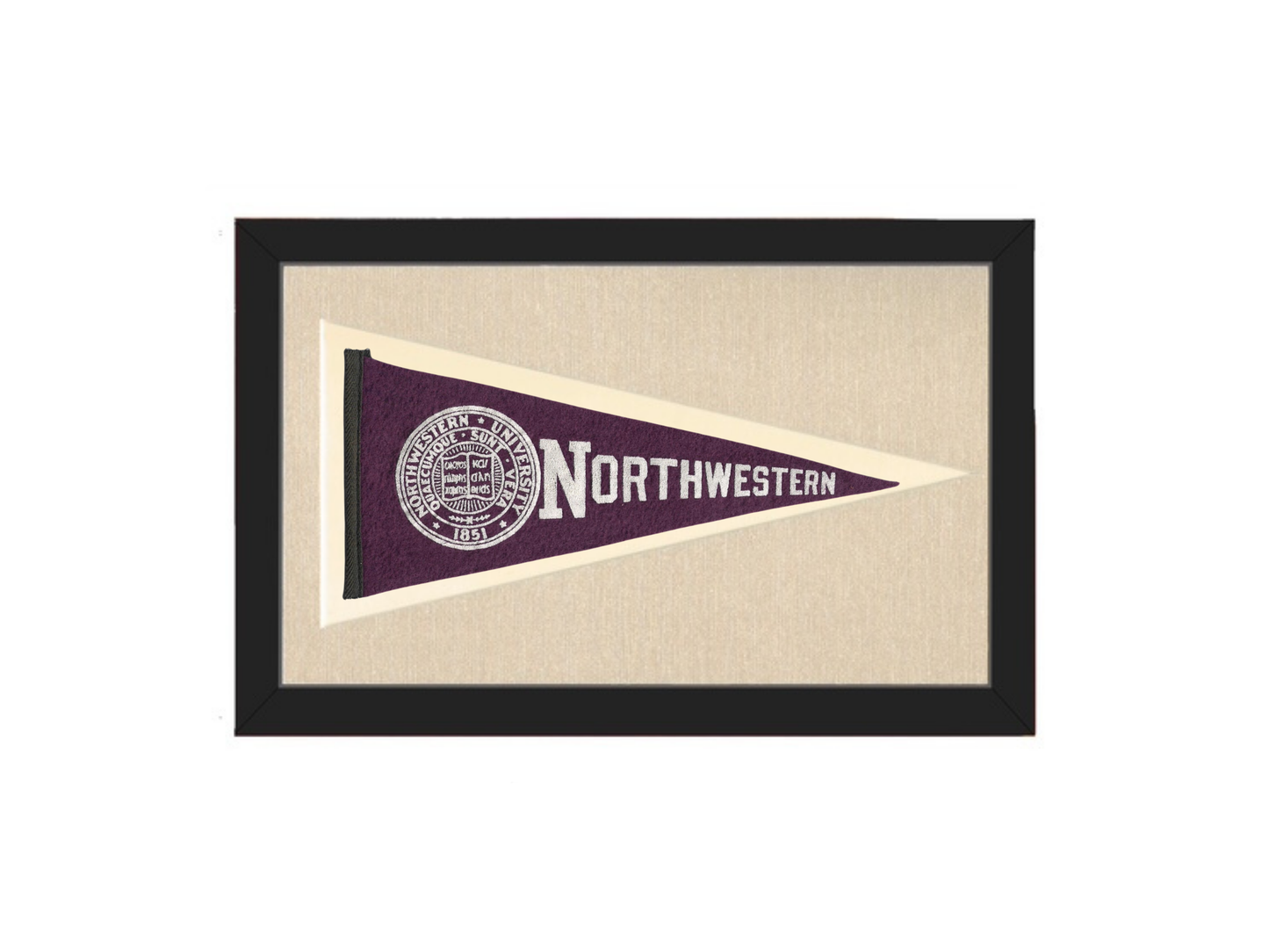 Vintage Northwestern University Pennant