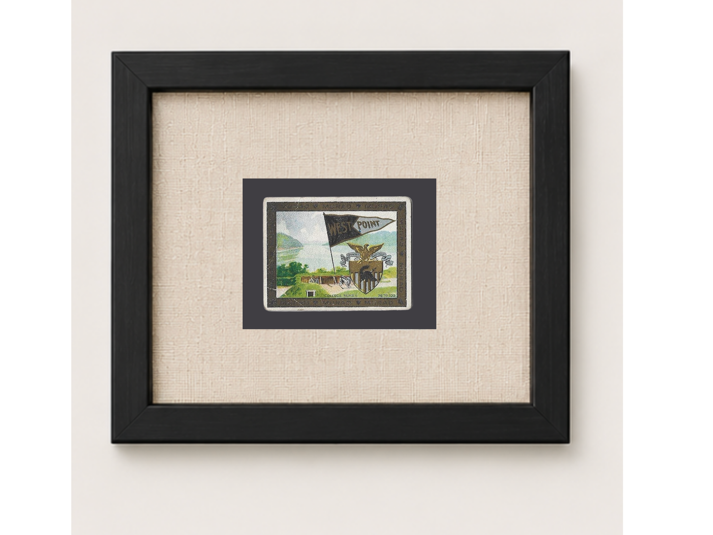 Vintage West Point Army Tobacco Card