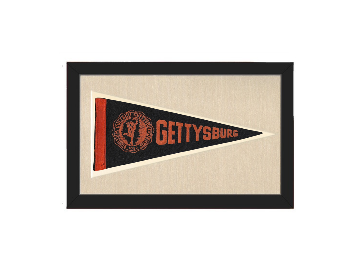 Vintage Gettysburg College Pennant