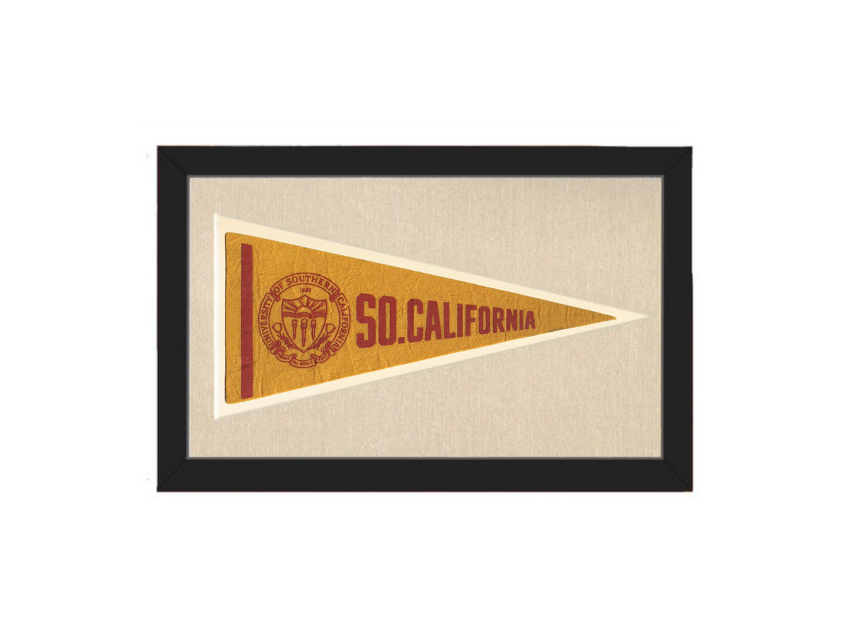 Vintage University of Southern California (USC) Pennant