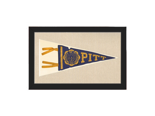 Vintage University of Pittsburgh Pennant