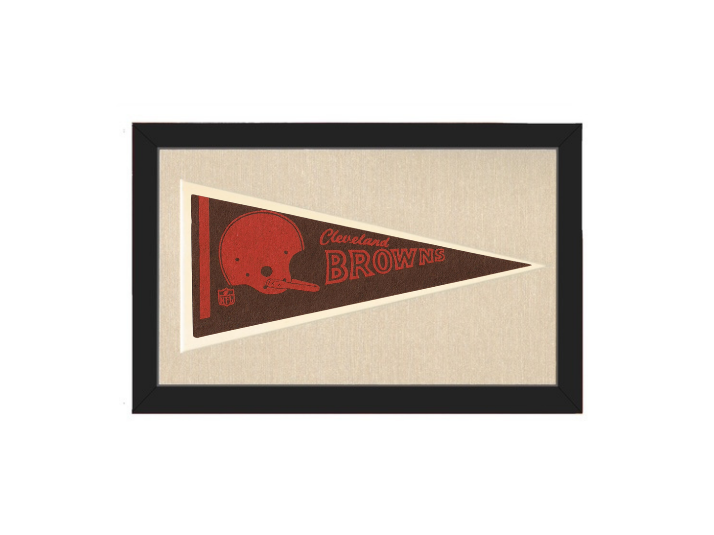 Vintage Cleveland Browns Pennant